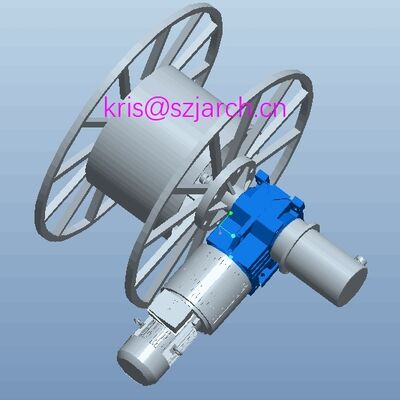 بكرة كابل رافعة الخدمة الشاقة توفر قدرات لف وفك كابلات مستقرة مثالية لأنظمة الرافعات العلوية