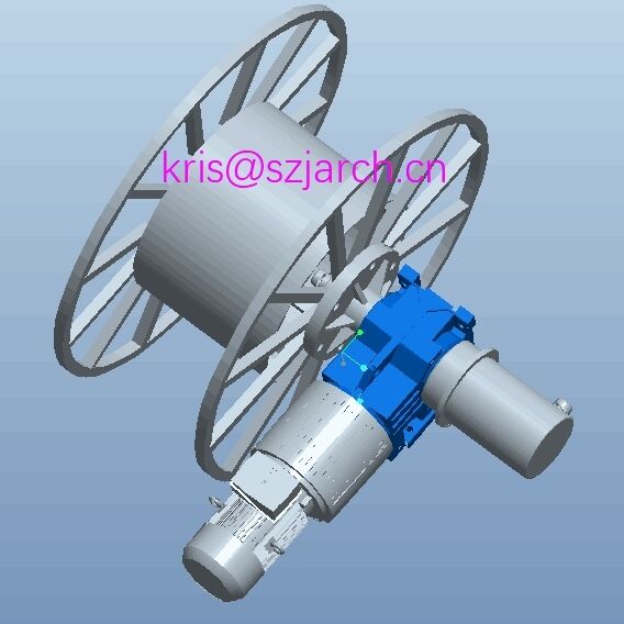 بكرة كابل رافعة الخدمة الشاقة توفر قدرات لف وفك كابلات مستقرة مثالية لأنظمة الرافعات العلوية
