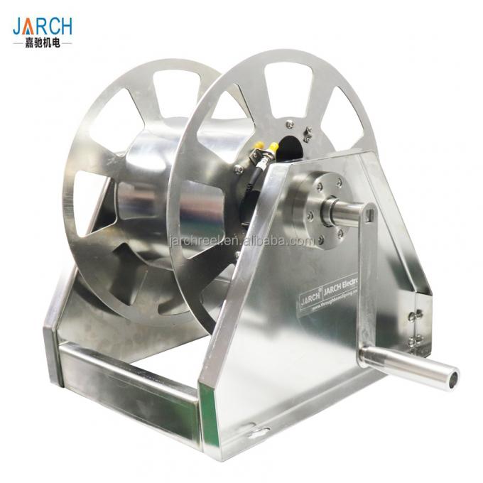 خراطيم مزدوجة قابلة للسحب بكرة 49 سم من الفولاذ عالي الضغط FCC 8